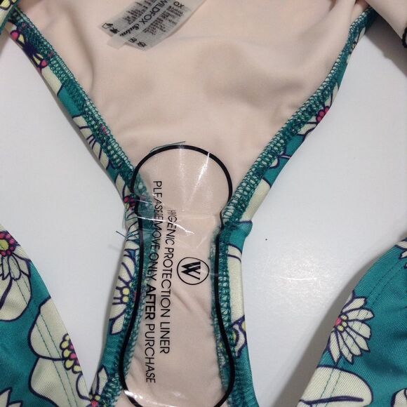 Wildfox Swim Sixties Floral Bikini Bottom Sz S - Picture 3 of 4